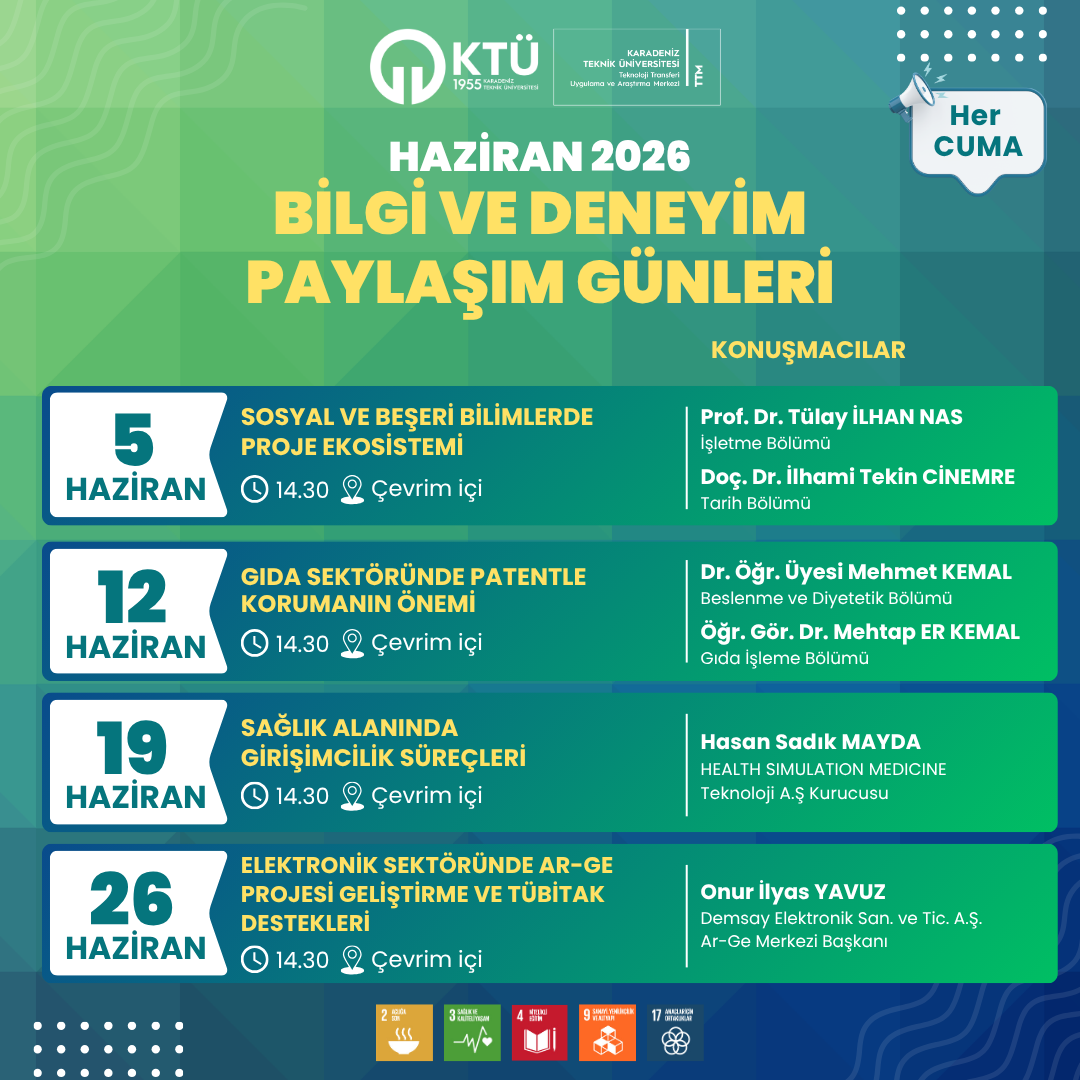 Bilgi ve Deneyim Paylaşım Günleri: Sosyal ve Beşeri Bilimlerde Proje Ekosistemi