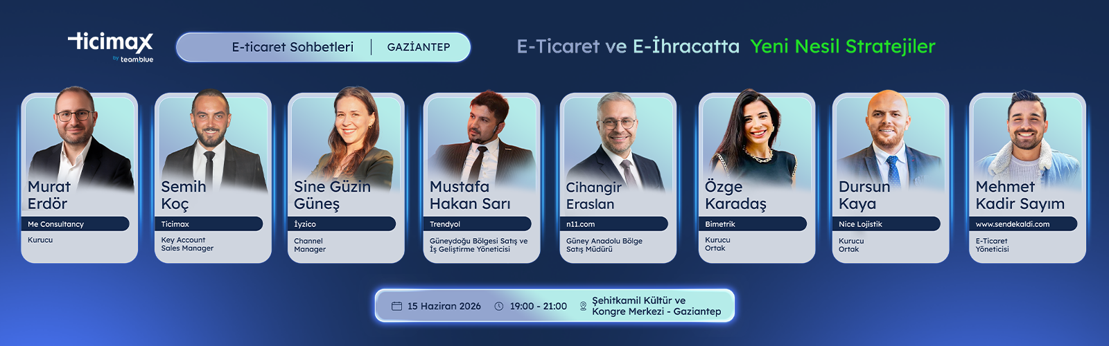 E-Ticaret ve E-İhracatta Yeni Nesil Stratejiler – Gaziantep
